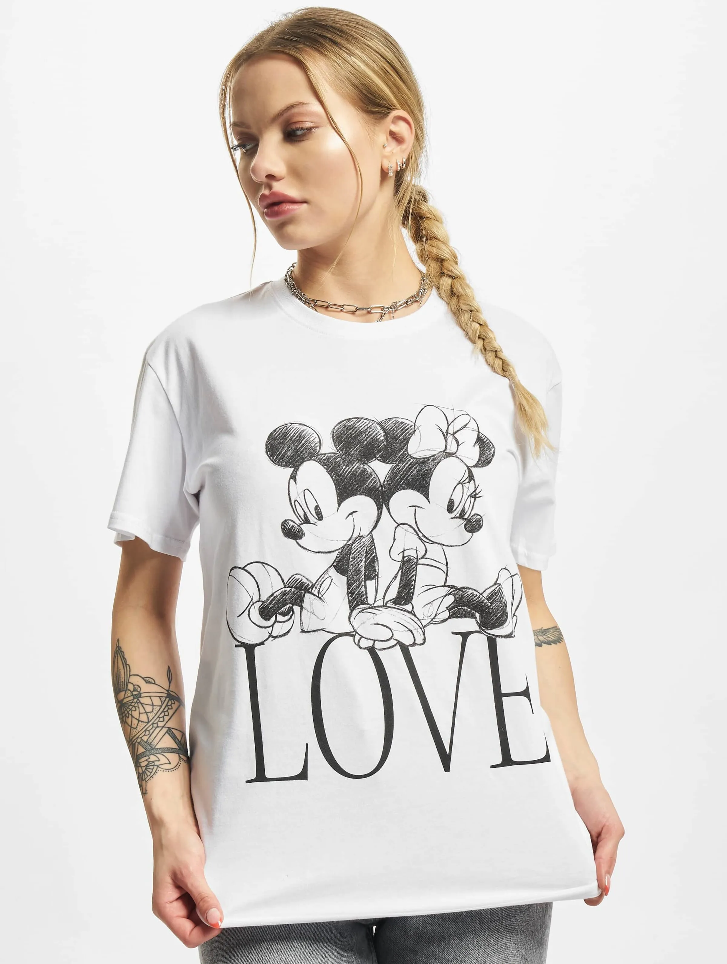 Ladies Minnie Loves Mickey 