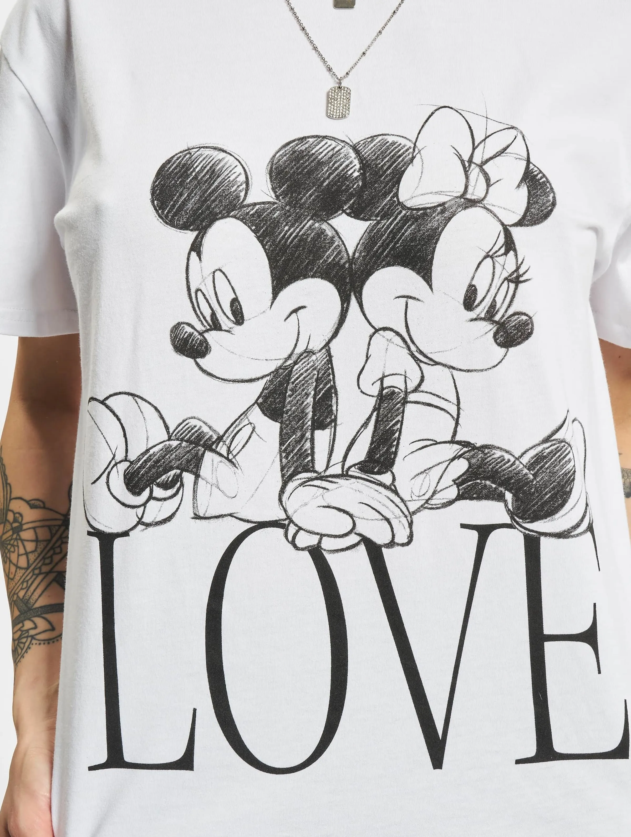 Ladies Minnie Loves Mickey 