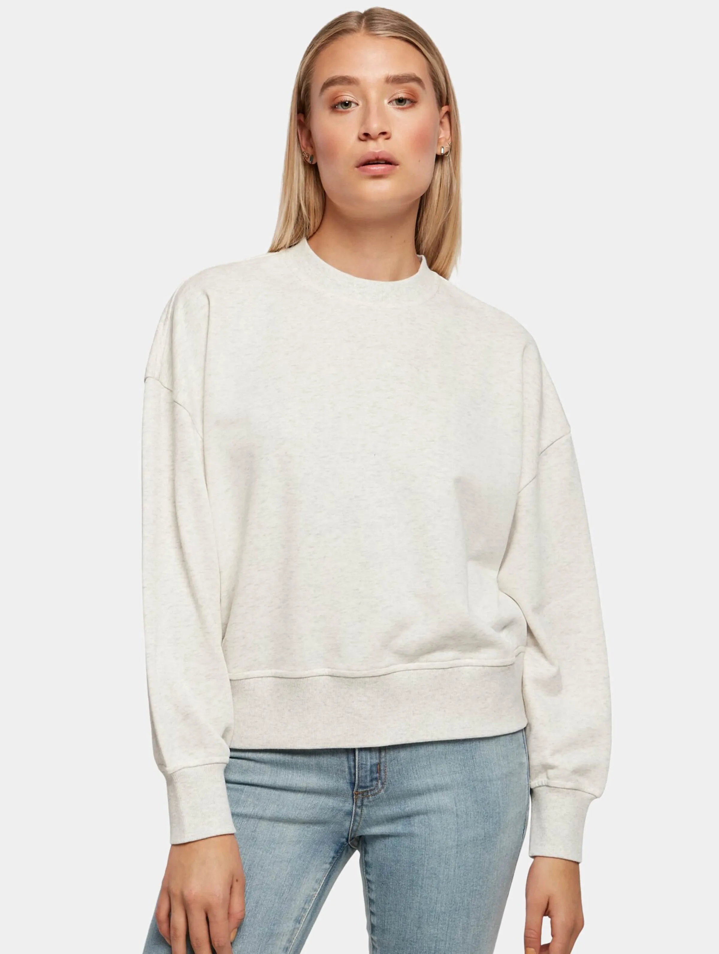 Ladies Oversized Rainbow Crewneck