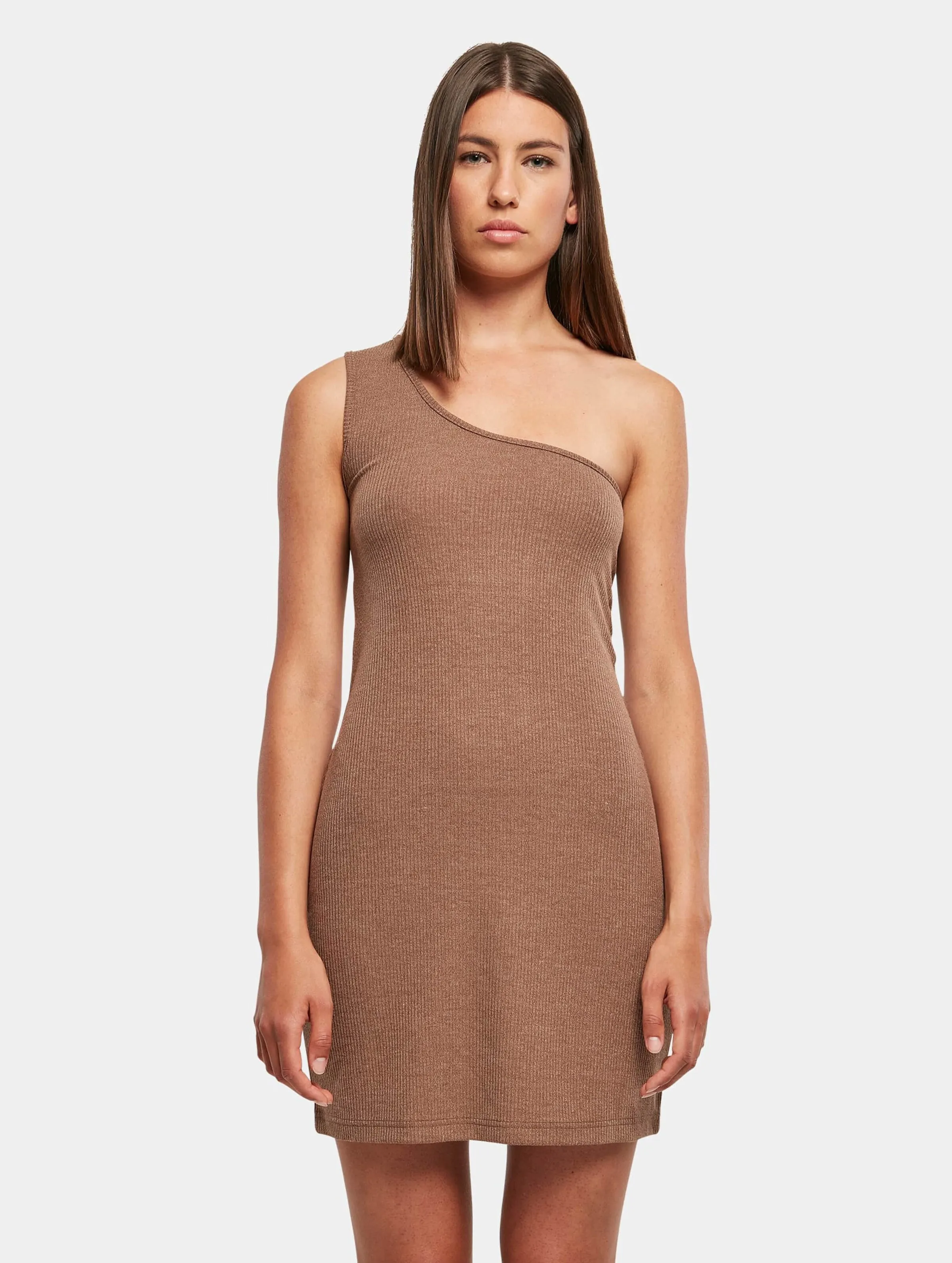 Ladies Rib One Shoulder