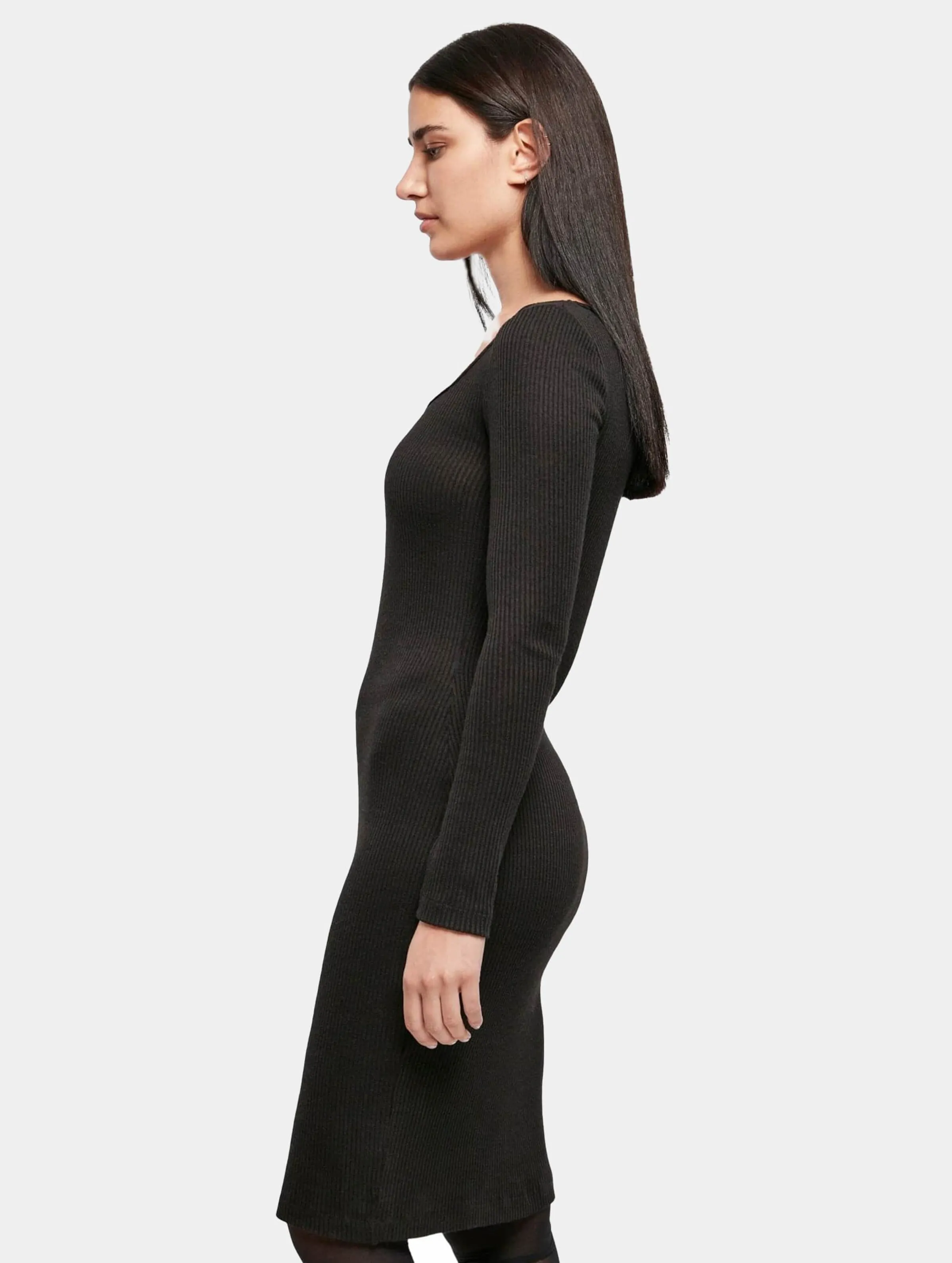 Ladies Rib Squared Neckline 
