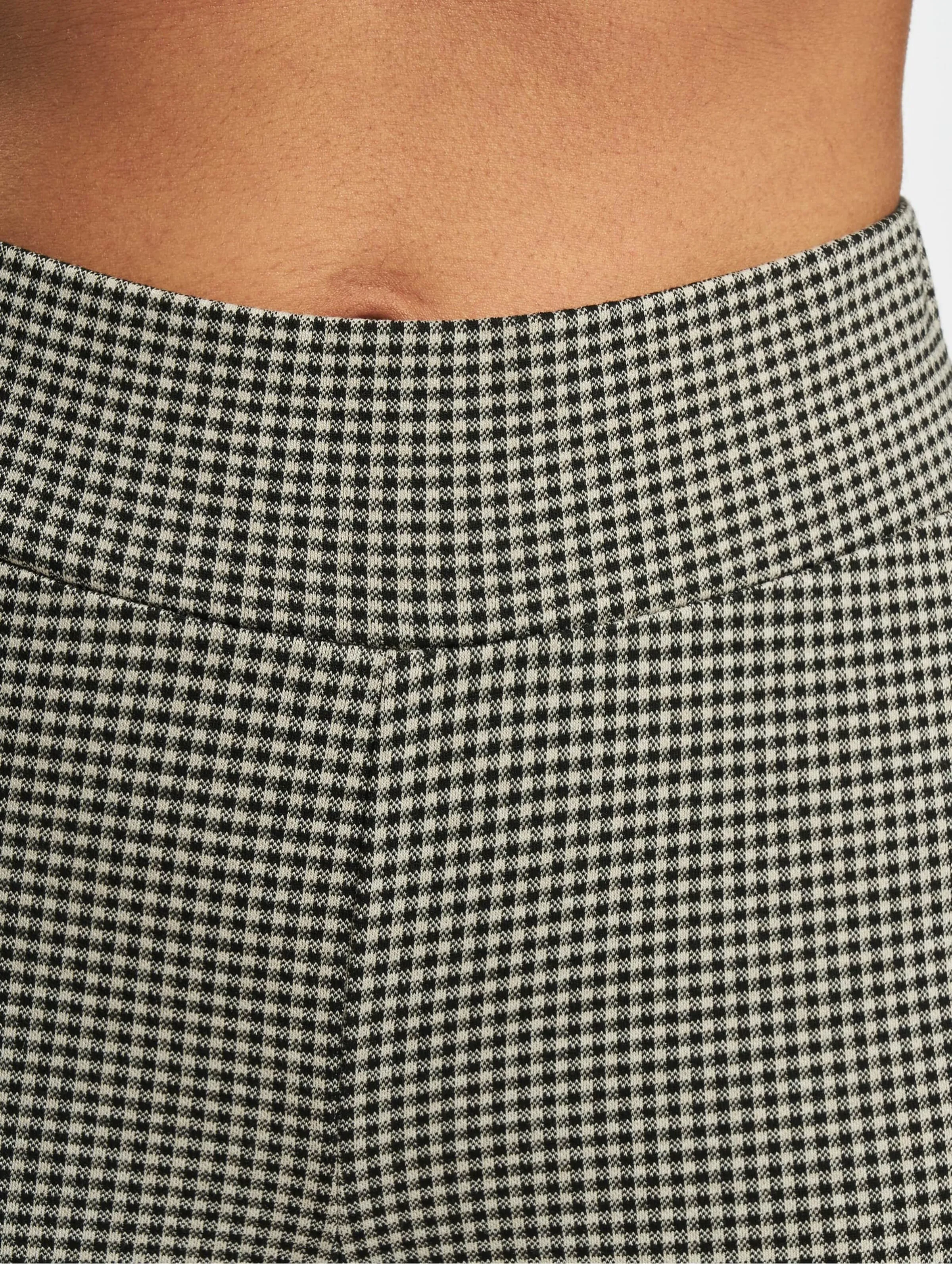 Ladies Vichy Check High Waist