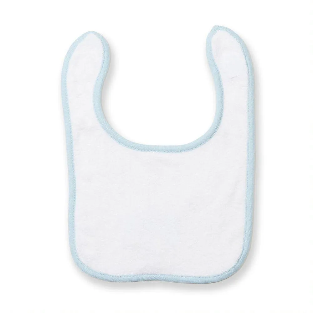 LARKWOOD LW022  BABERO PARA BEBE  WHITE/PALE BLUE