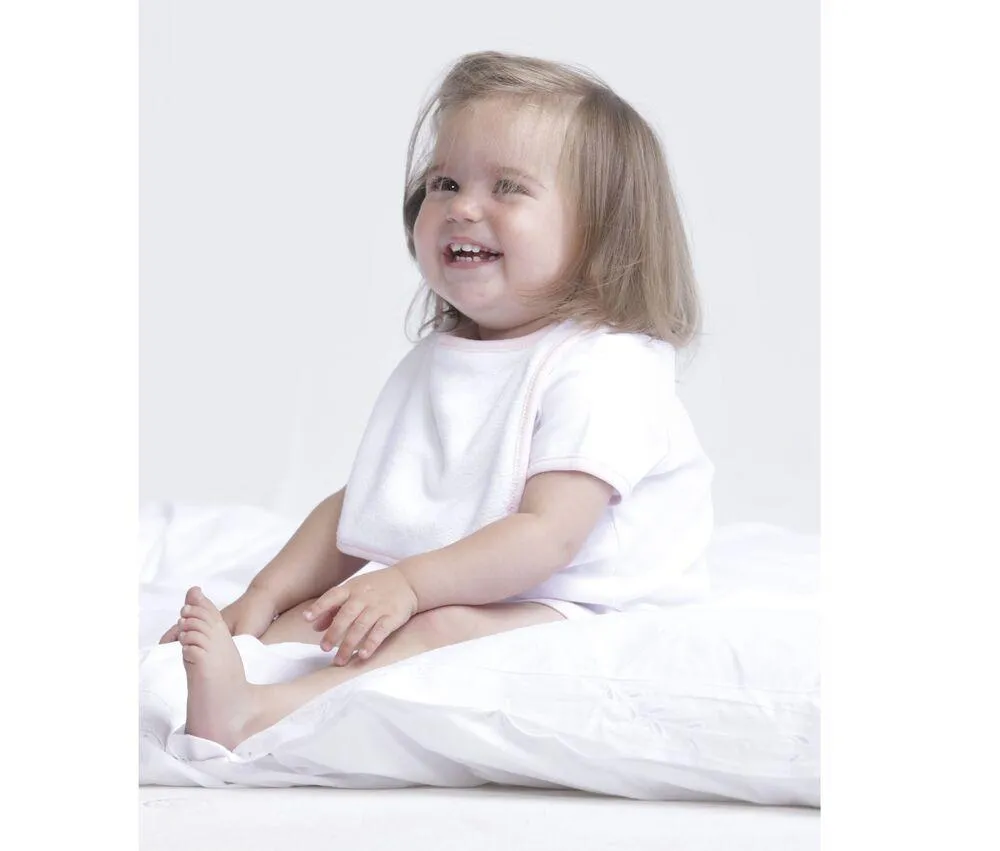 LARKWOOD LW022  BABERO PARA BEBE  WHITE/PALE BLUE