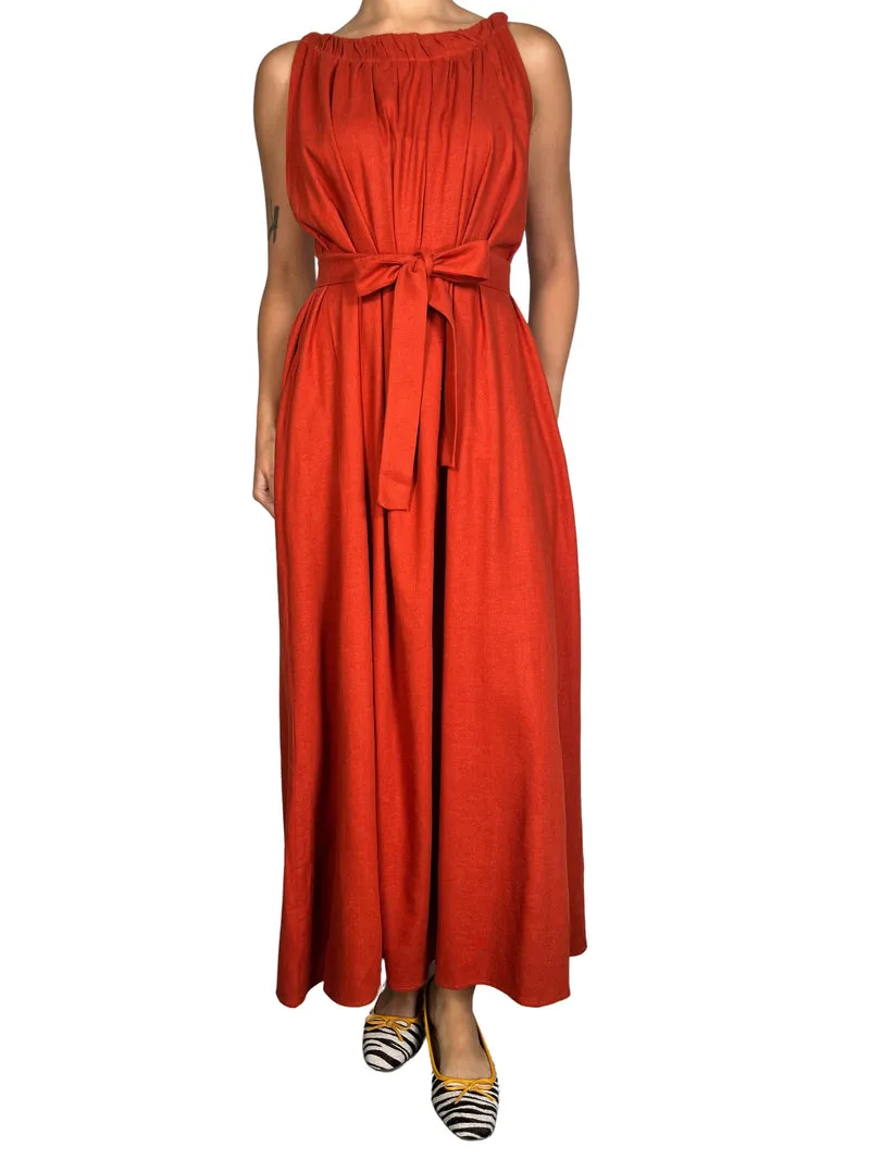 L'AUBE Vestido Terracota