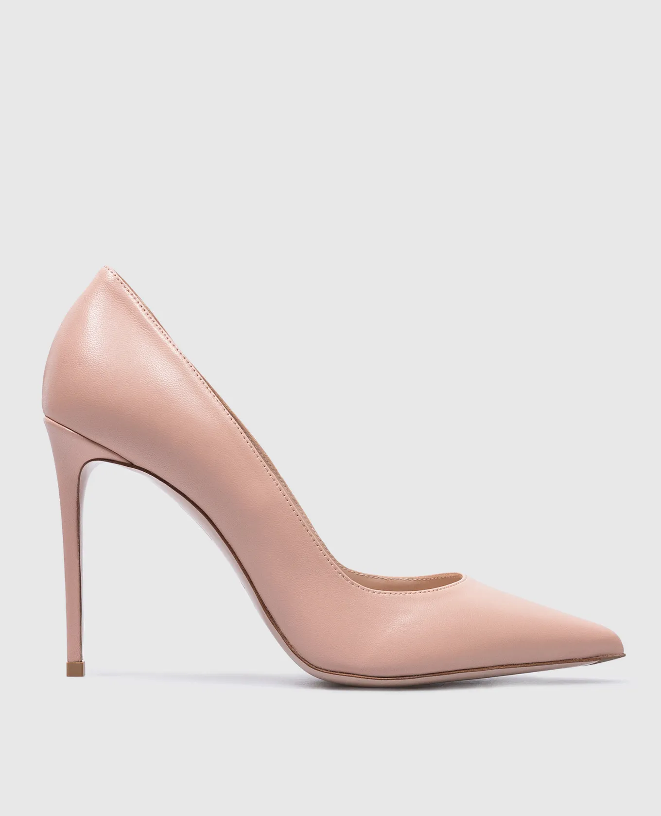 Le Silla Eva beige leather boats