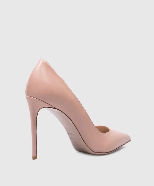 Le Silla Eva beige leather boats