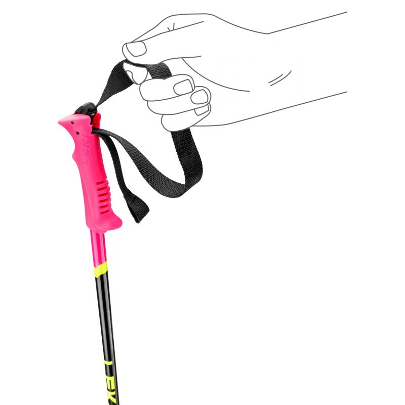 Leki Racing Kids (Pink) bastones de esquí para niños