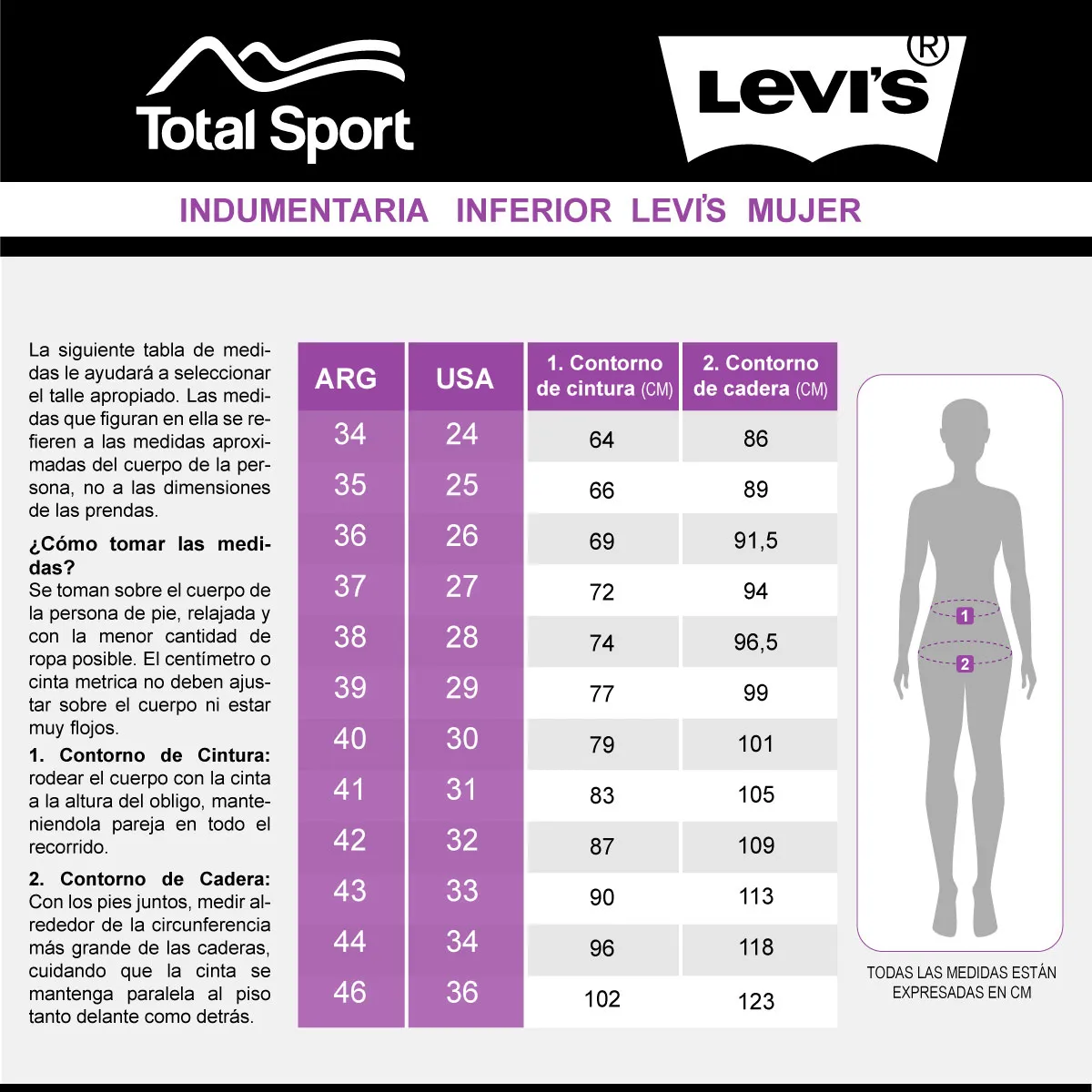 Levis Pantalón 724 Hi Rise Straight – Mujer – 188839102