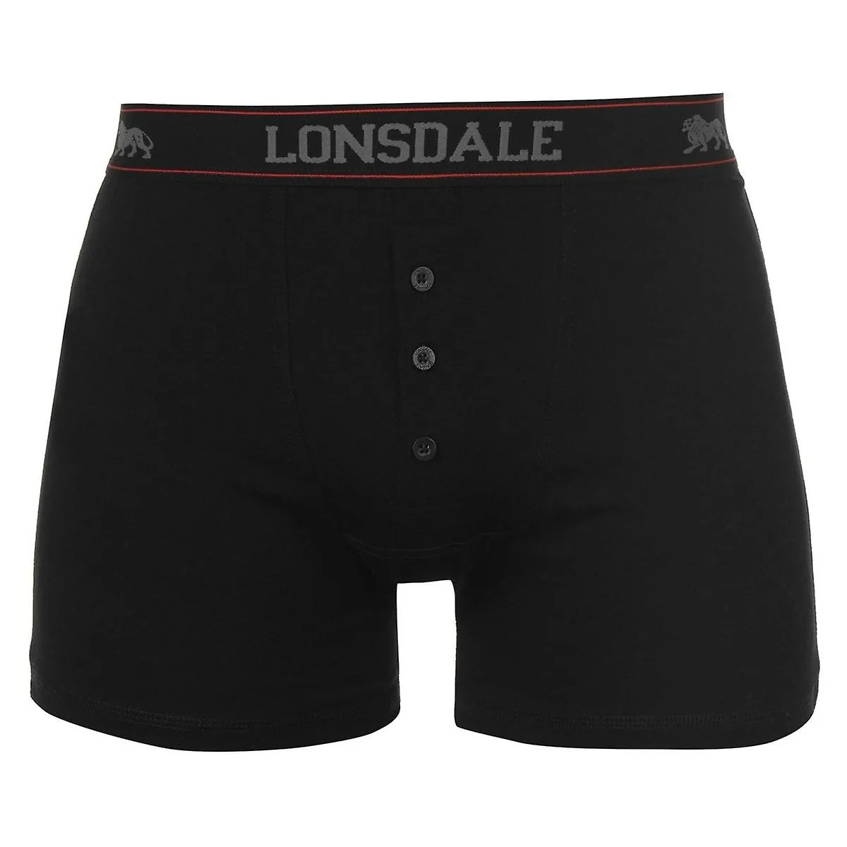 Lonsdale 2 Pack Boxers Mens