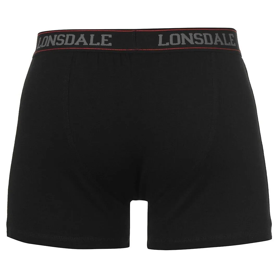 Lonsdale 2 Pack Boxers Mens