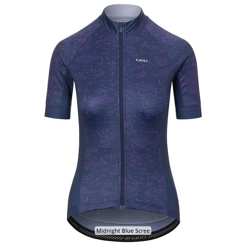Maillot de ciclismo de carretera Giro CHRONO SPORT JERSEY (MIDNIGHT SCREE) mujer