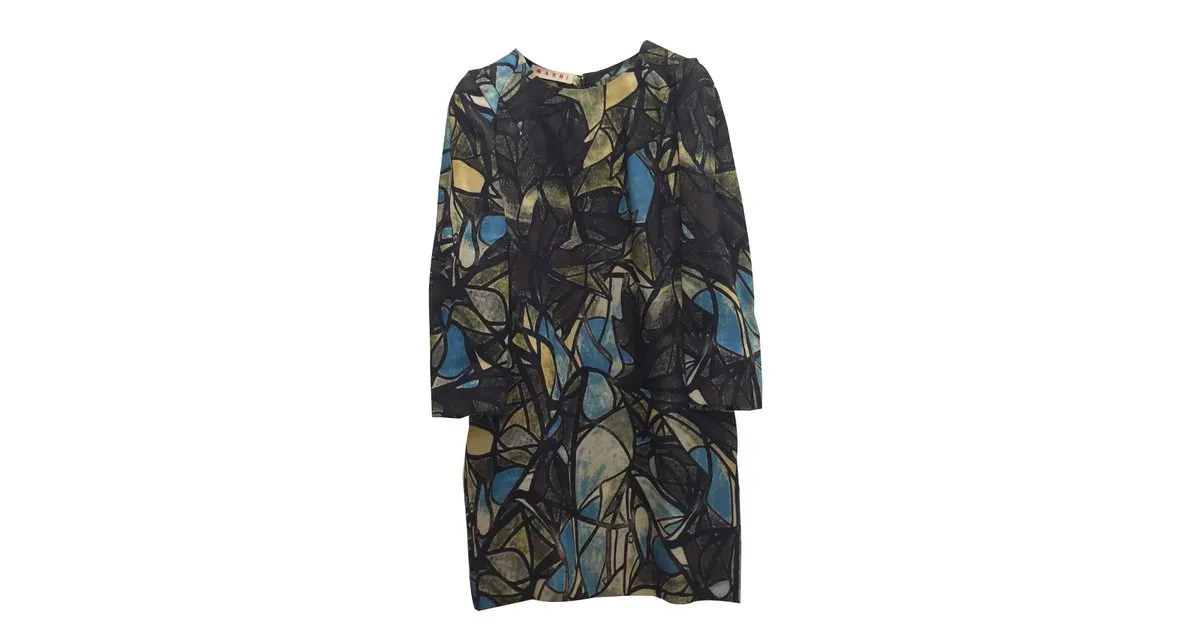 Marni Vestido déco estampado Multicolor 
