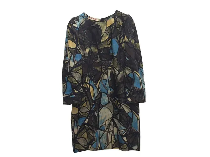 Marni Vestido déco estampado Multicolor 