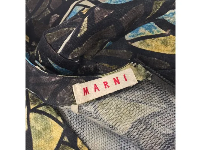 Marni Vestido déco estampado Multicolor 