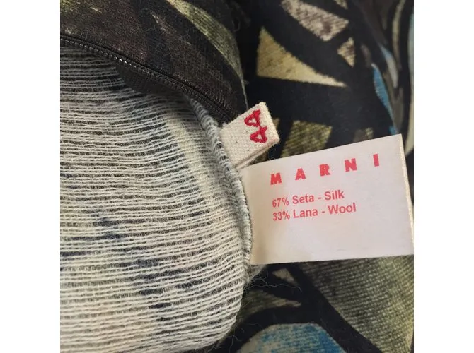 Marni Vestido déco estampado Multicolor 