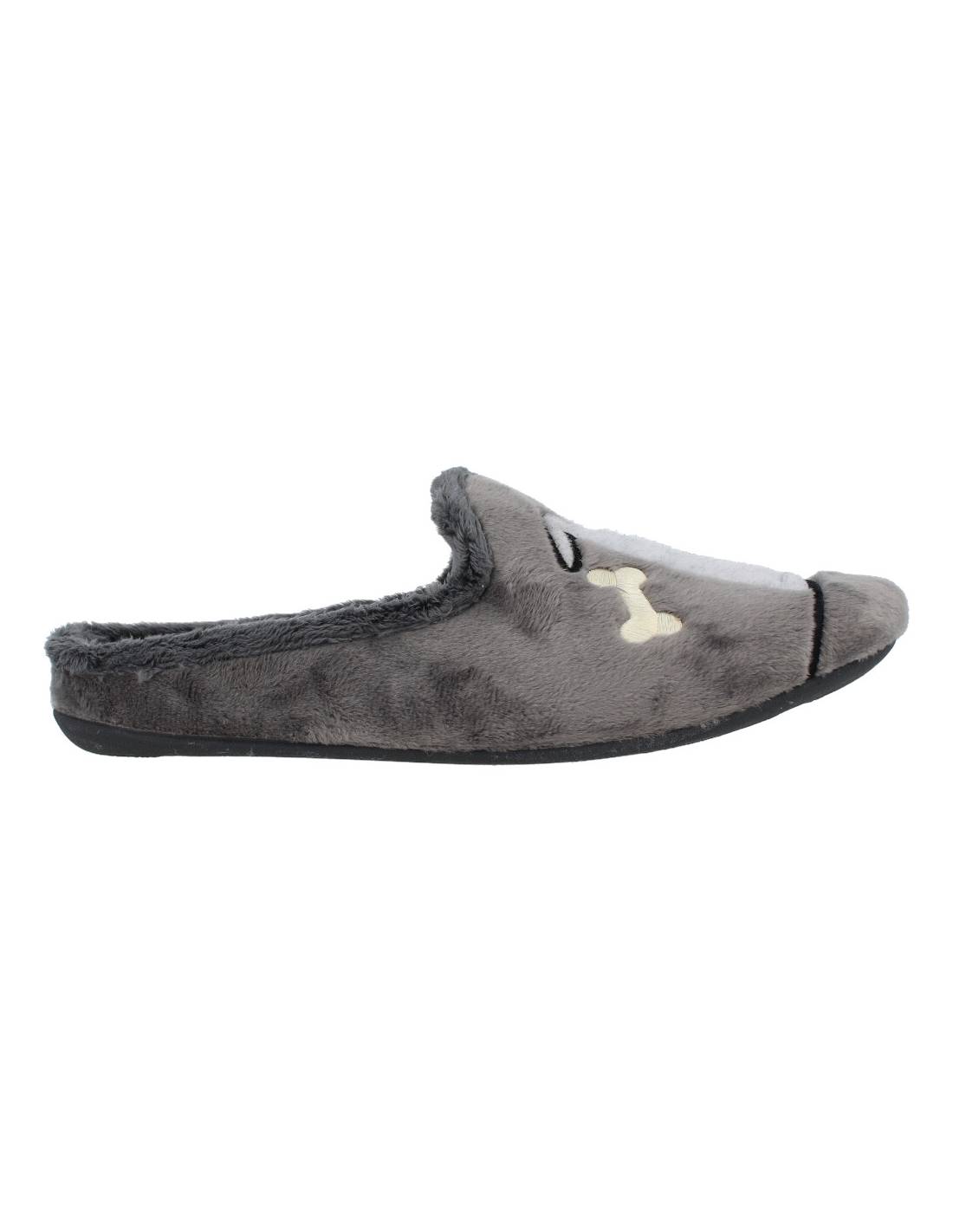 MARPEN  ZAPATILLAS DE CASA PERRO GRIS