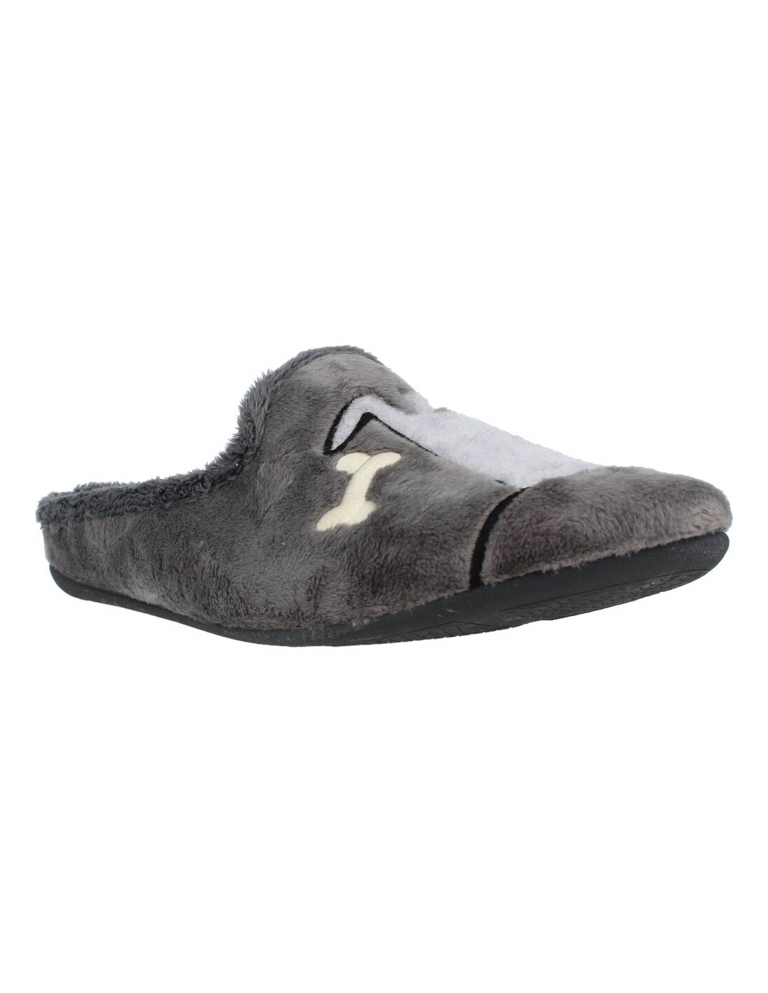 MARPEN  ZAPATILLAS DE CASA PERRO GRIS
