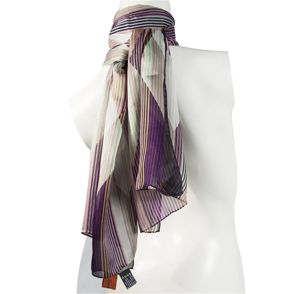 Missoni Pañuelo Rayas Seda