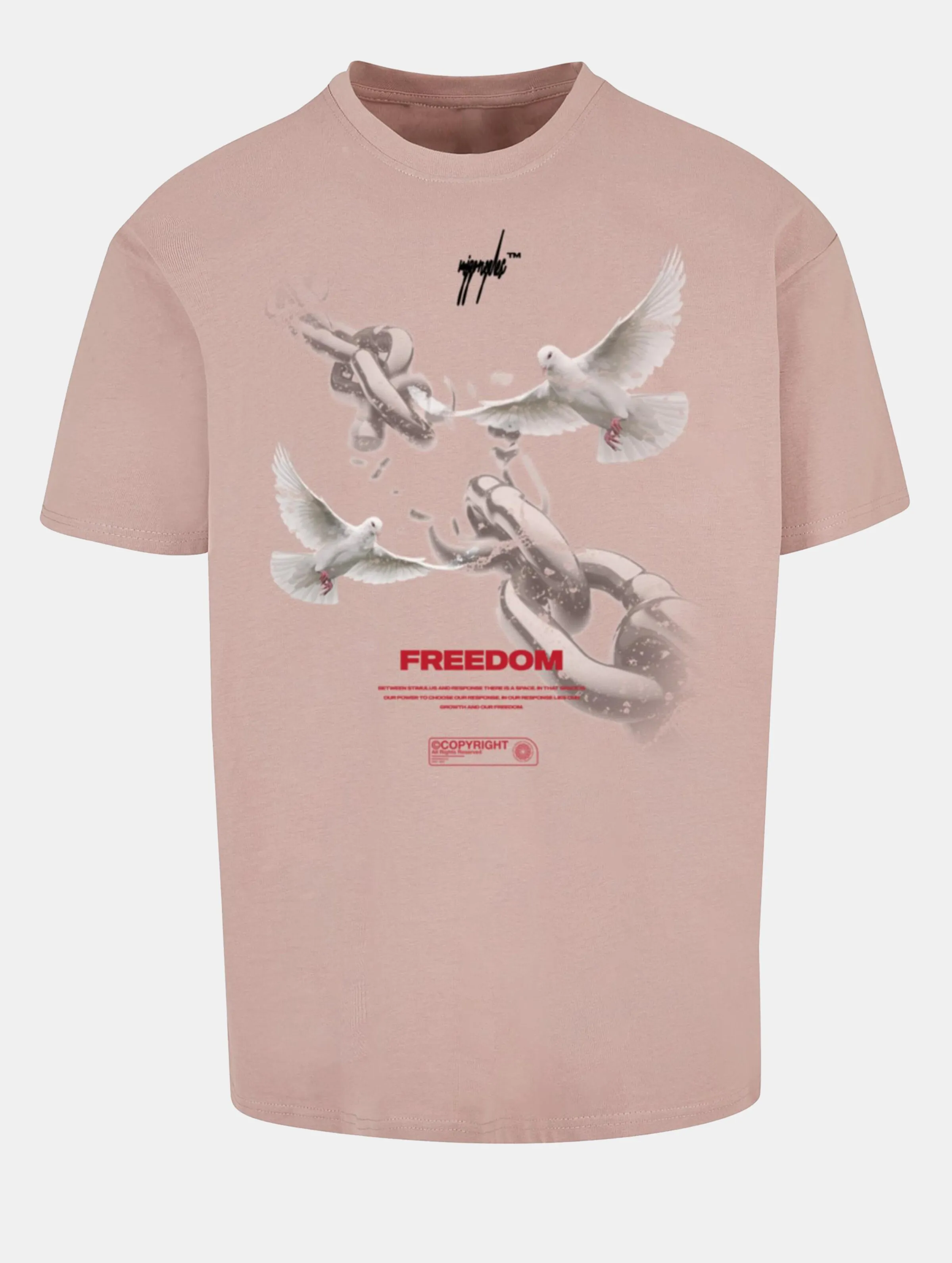 MJ GONZALES LADIES FREEDOM X HEAVY OVERSIZED TSHIRTS