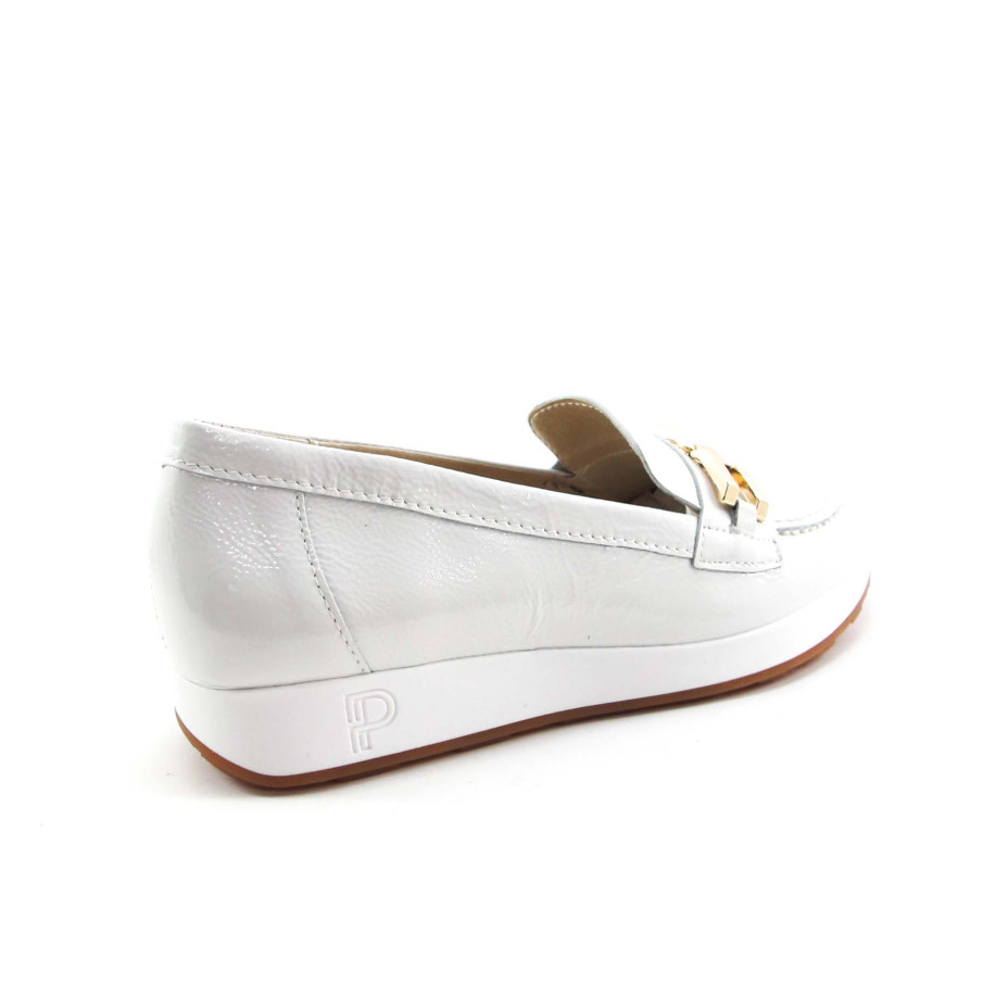 MOCASIN PITILLOS MUJER BLANCO