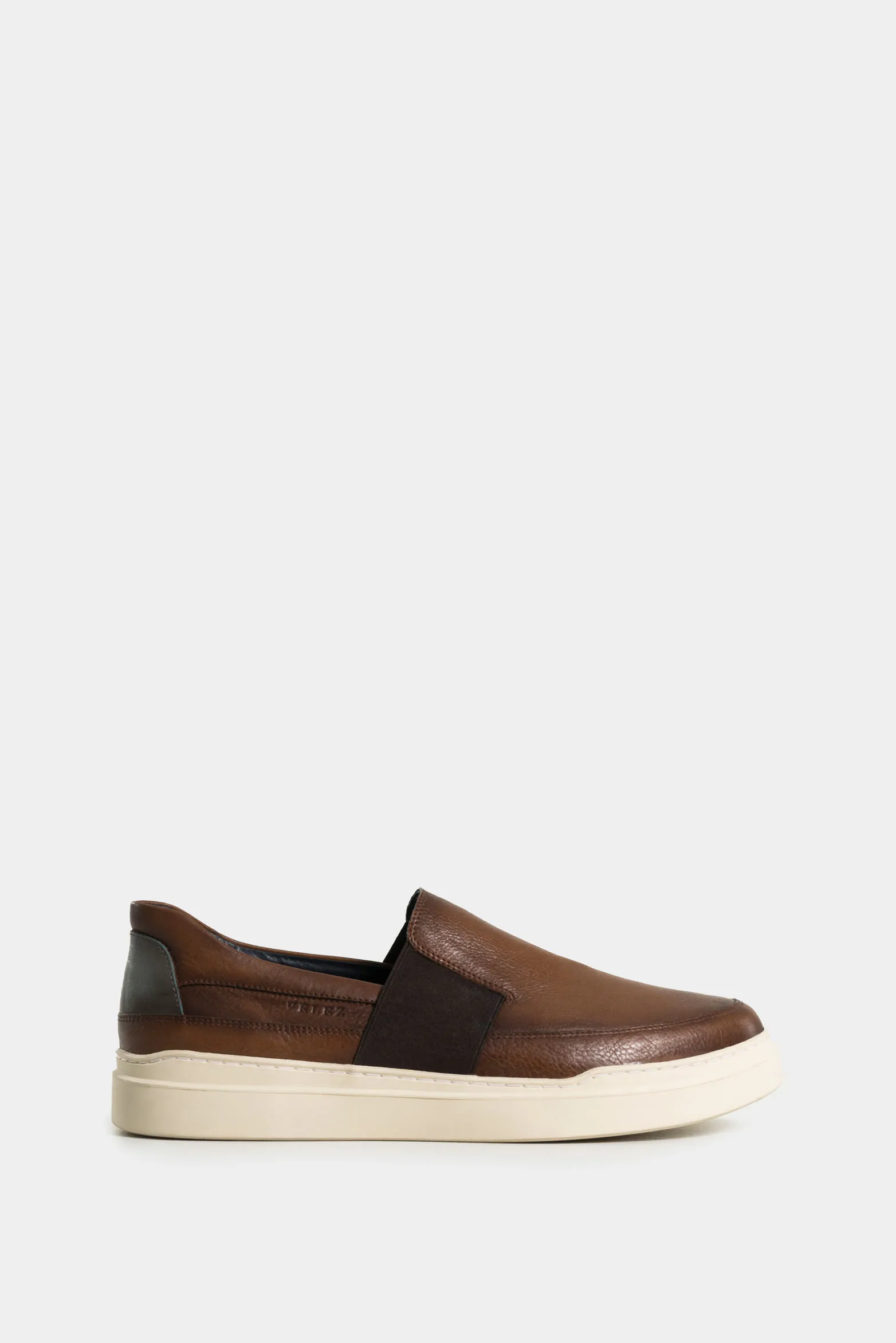 Mocasines botanic 2 de cuero liso y gamuzado para hombre suela ecoflex
