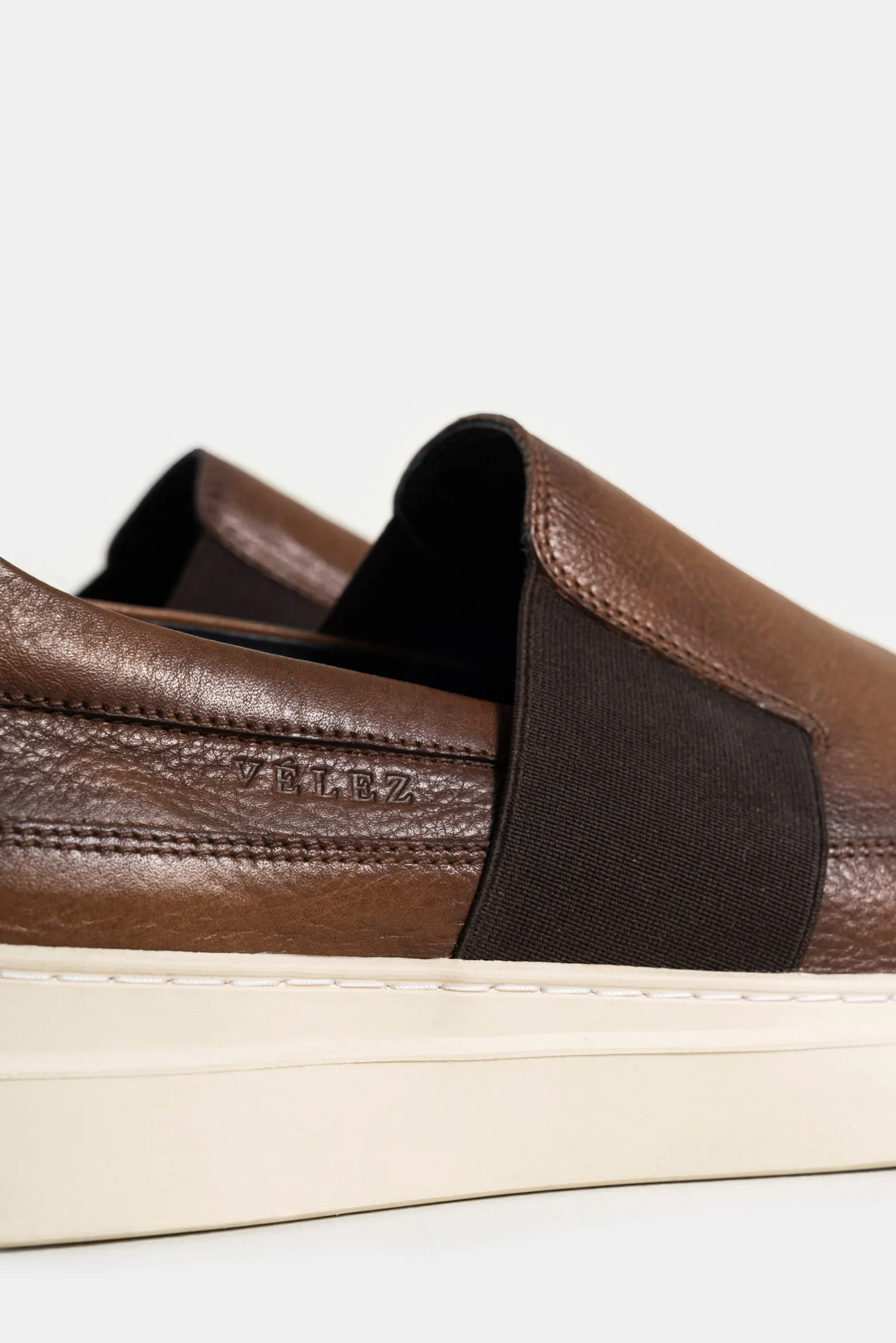 Mocasines botanic 2 de cuero liso y gamuzado para hombre suela ecoflex