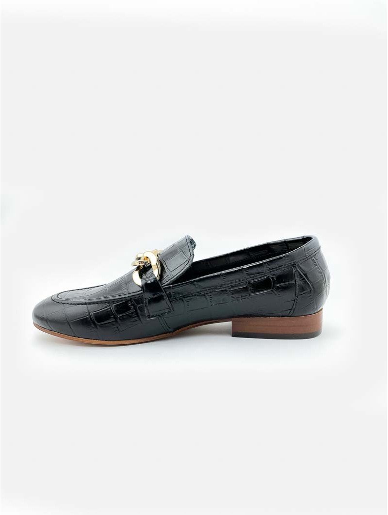 Mocasines Coco Cadena Lince 10403 Negro