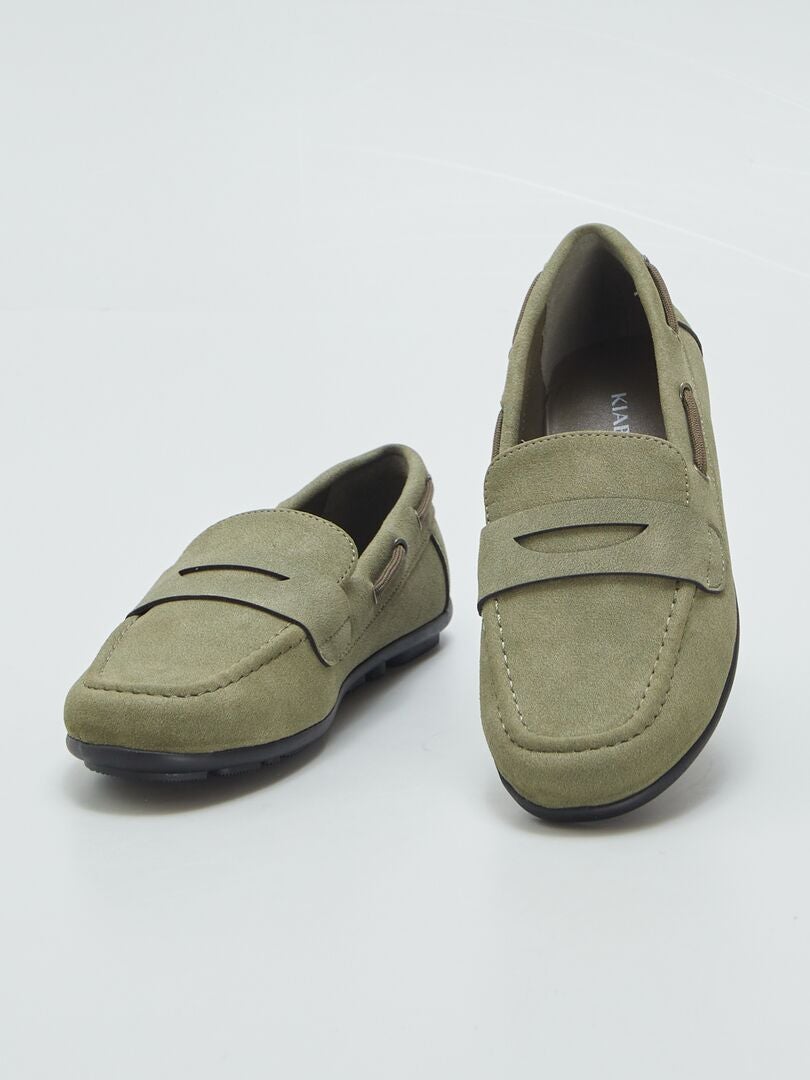 MOCASINES DE ANTELINA  KAKI