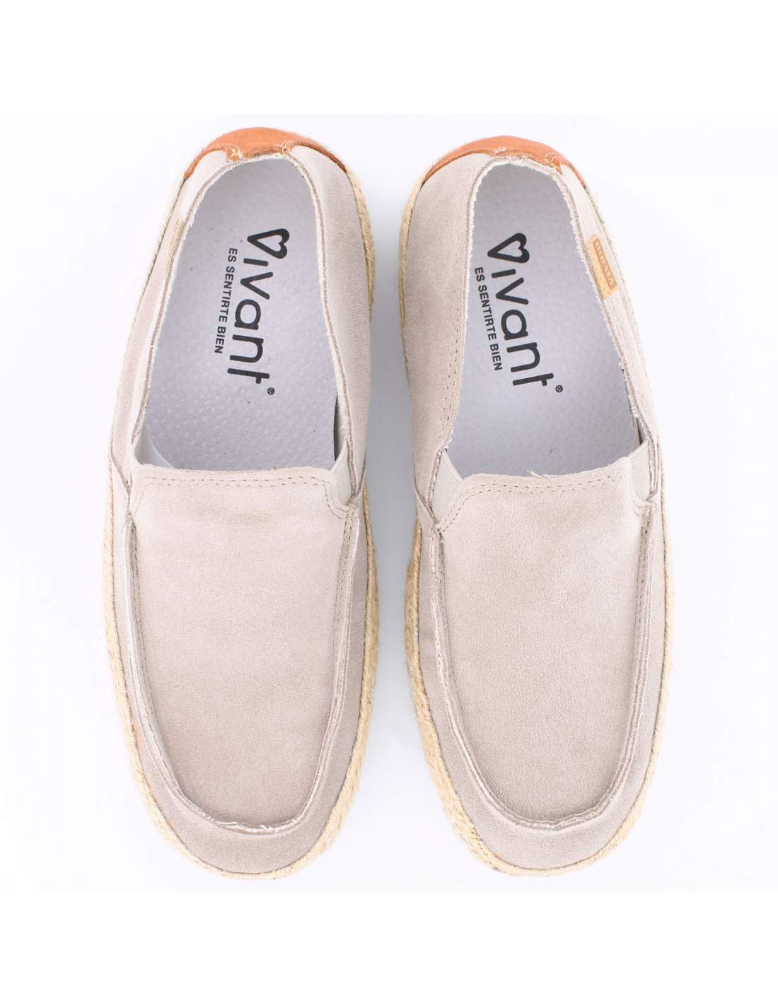 Mocasines Hombre Serraje Beig