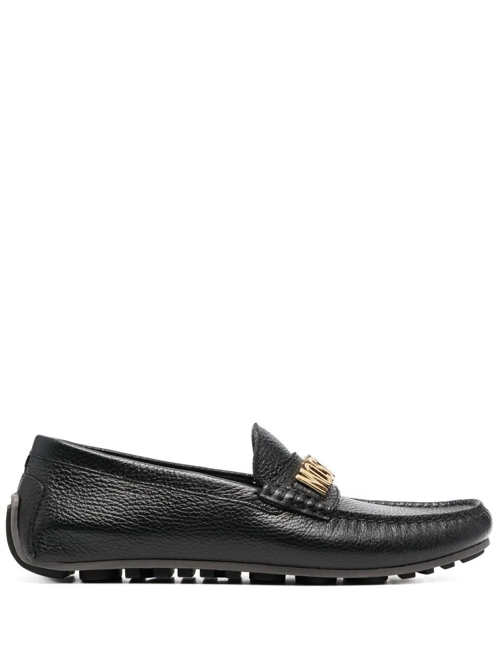MOCASINES PIEL LOGOTIPO METALICO