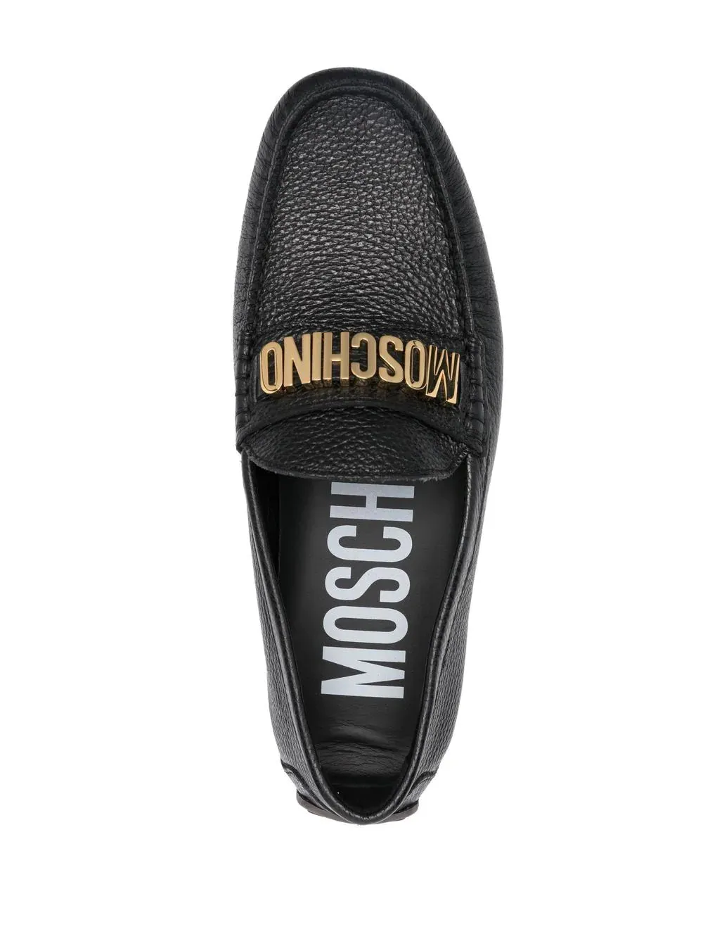 MOCASINES PIEL LOGOTIPO METALICO
