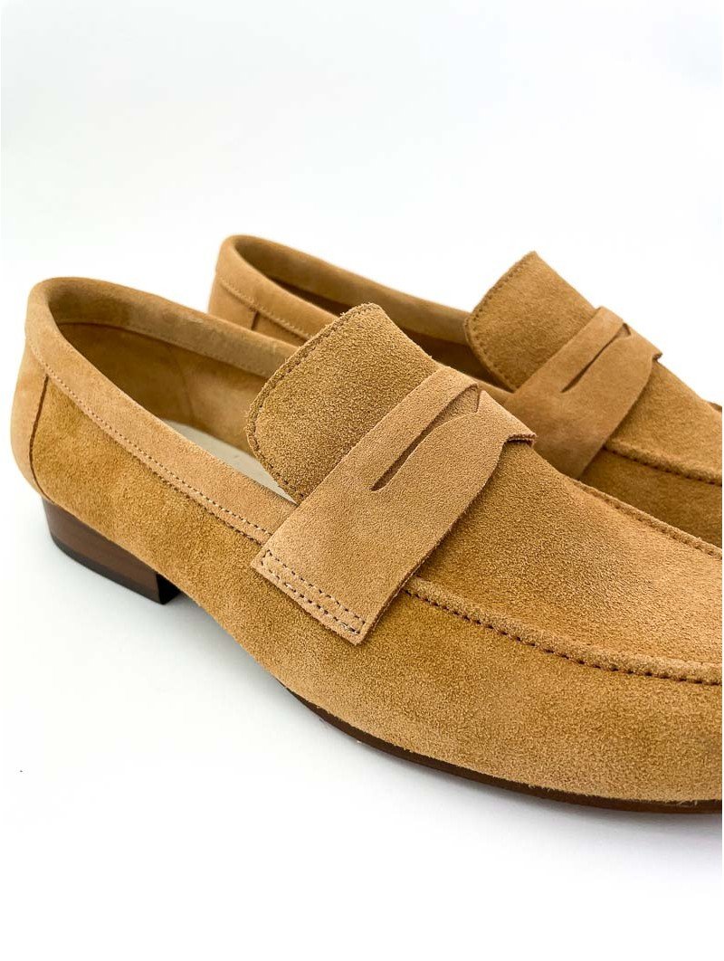 Mocasines Piel Serraje Lince Ante 10402 camel desierto