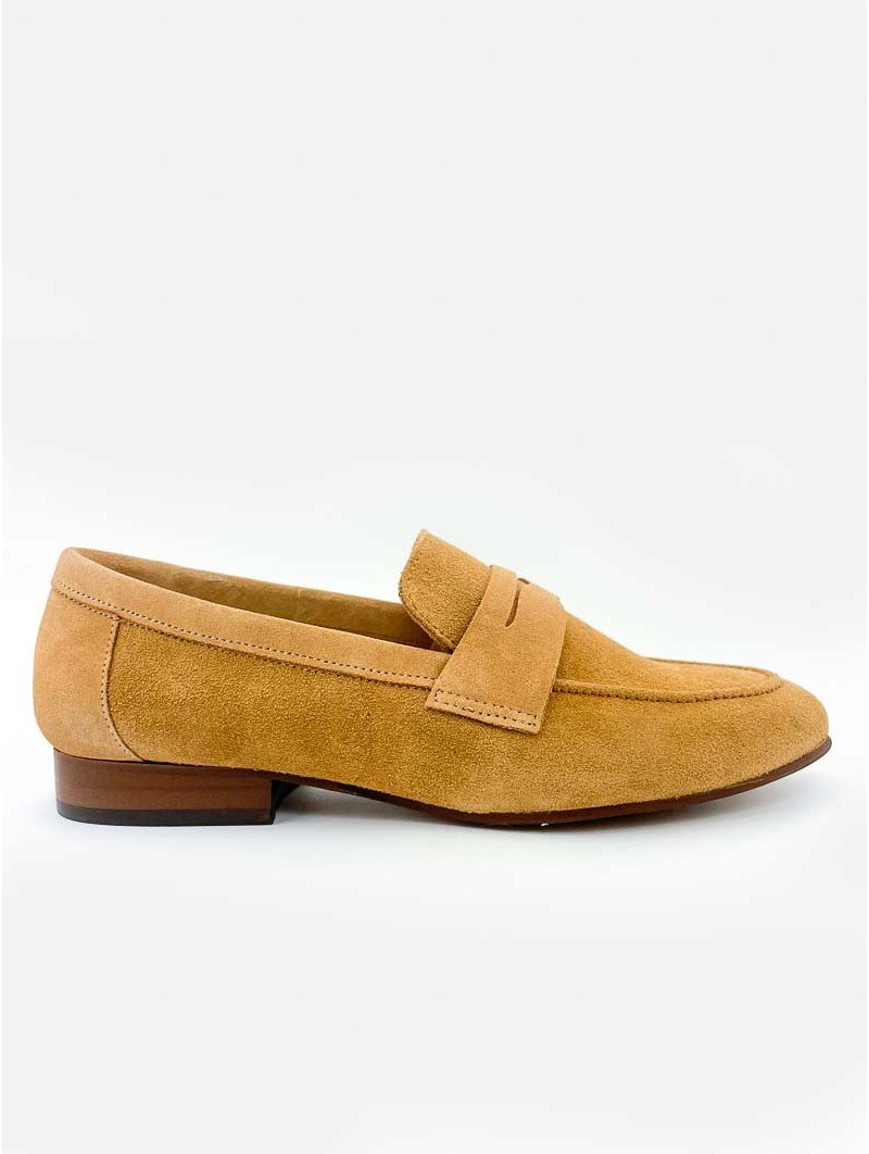 Mocasines Piel Serraje Lince Ante 10402 camel desierto