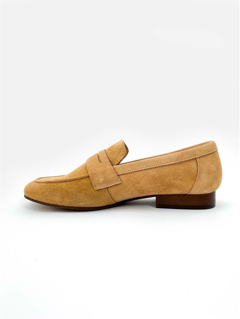 Mocasines Piel Serraje Lince Ante 10402 camel desierto