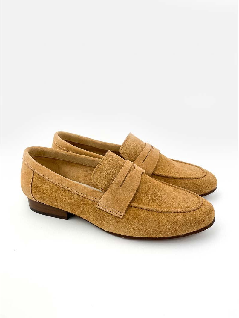 Mocasines Piel Serraje Lince Ante 10402 camel desierto