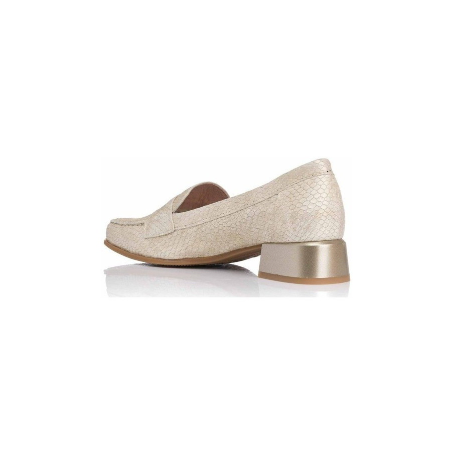 MOCASINES PITILLOS MUJER ORO