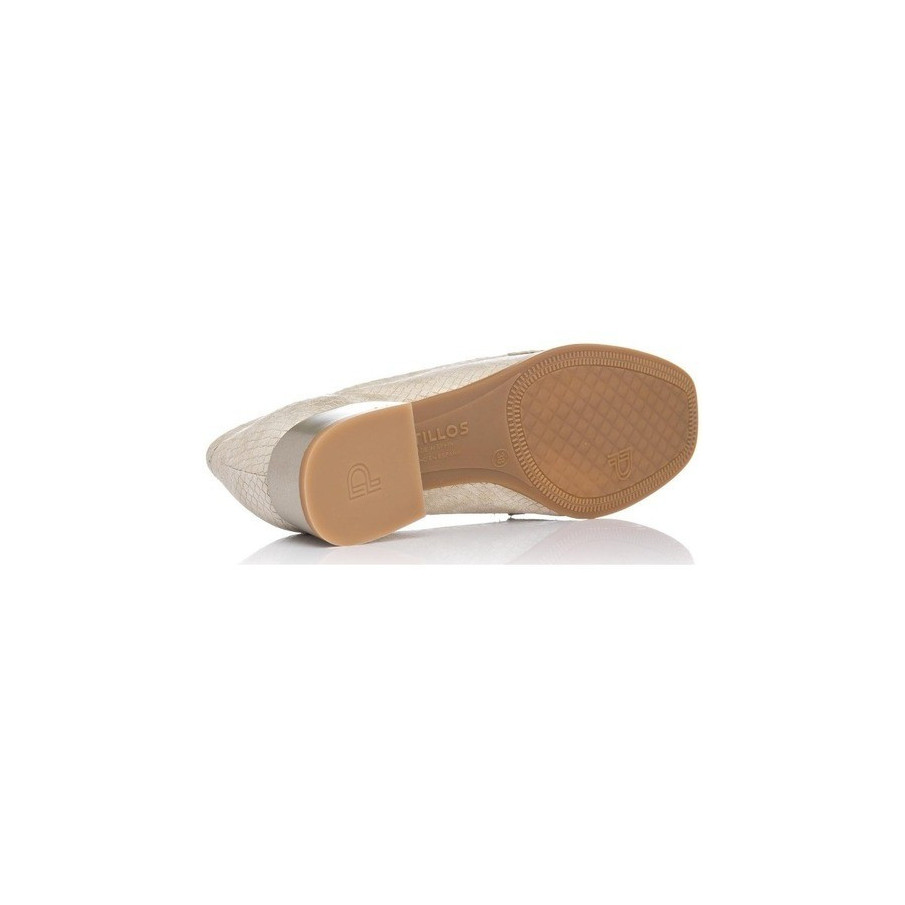 MOCASINES PITILLOS MUJER ORO