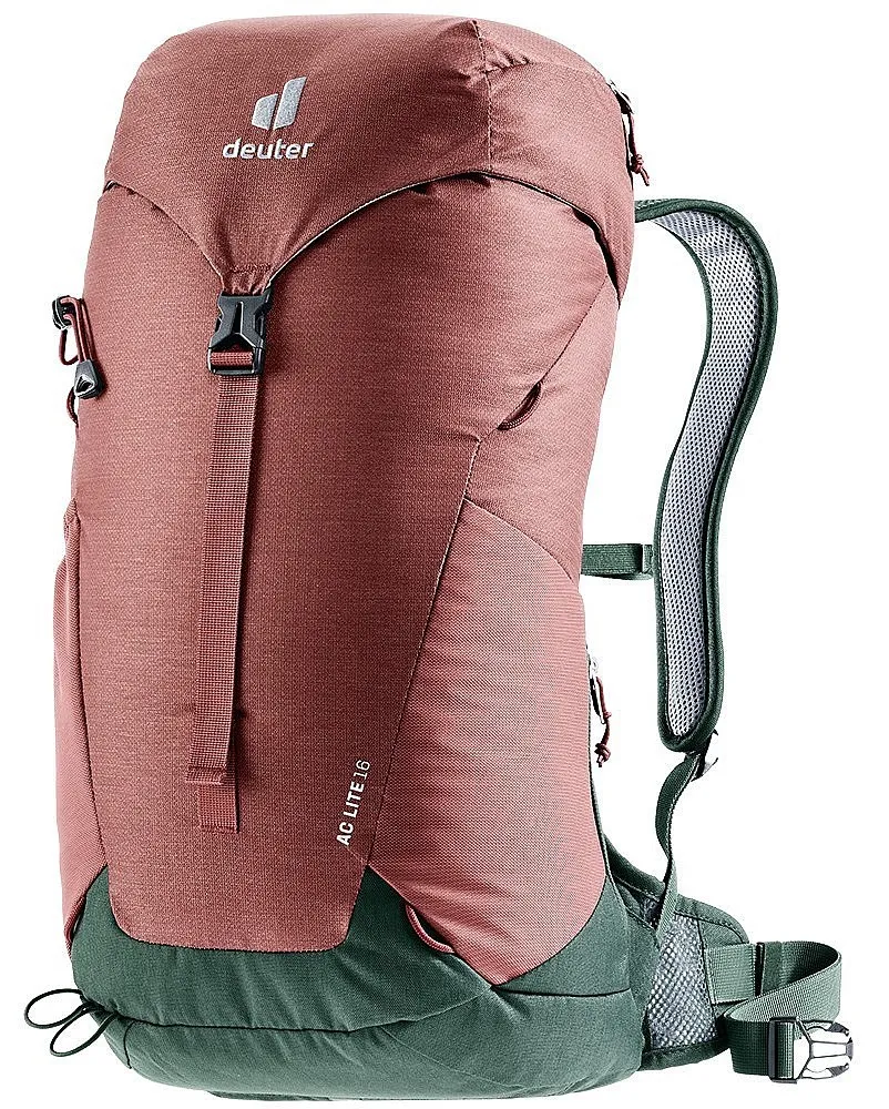MOCHILA DEUTER AC LITE 16  REDWOOD/IVY