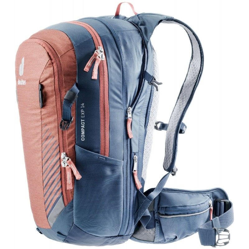 MOCHILA DEUTER COMPACT EXP 14 (ROJOAZUL)