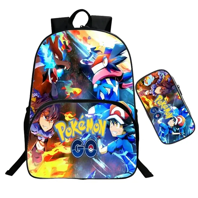 Mochila Pokémon Mega Fireball X vs Amphinobi