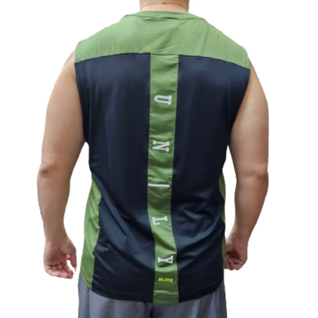 Musculosa Deportiva NEGRO MuscuR5 + Short MICROFIBRA Hombre NEGRO ShMICRO