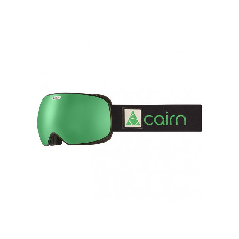 Máscara de esquí para adultos Cairn Gravity Spx3 [ium] (Mat Black Green)