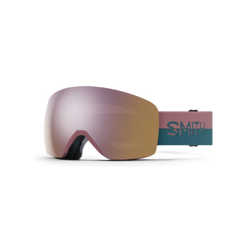 Máscara de esquí Smith SKYLINE (CHALK ROSE SPLIT 2324) Cat. 2