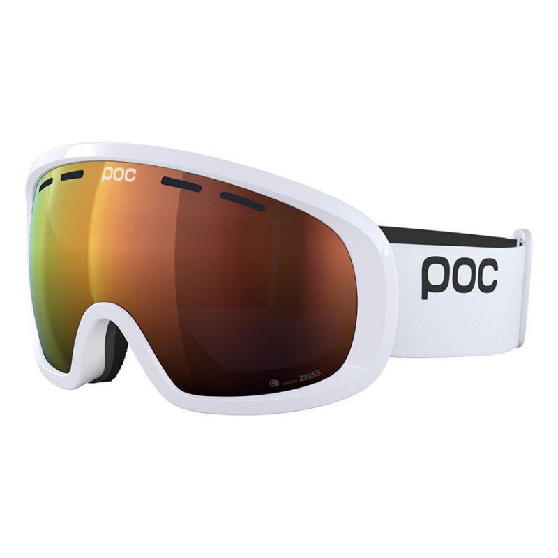 Máscara POC Fovea Mid Clarity (Blanco hidrógeno/Naranja pektris)