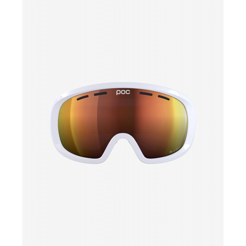 Máscara POC Fovea Mid Clarity (Blanco hidrógeno/Naranja pektris)