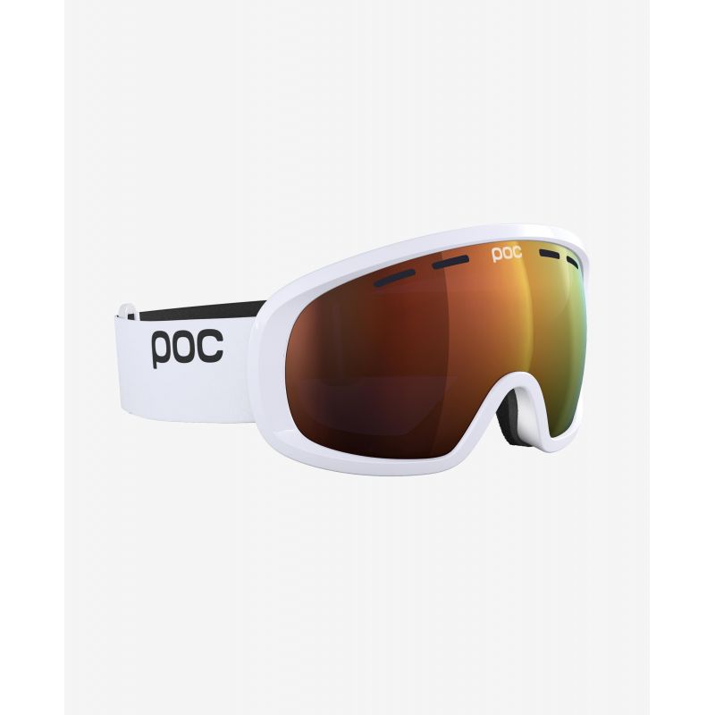 Máscara POC Fovea Mid Clarity (Blanco hidrógeno/Naranja pektris)