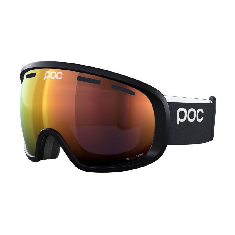 Máscara POC Fovea Mid Clarity (Negro uranio/Naranja pektris)