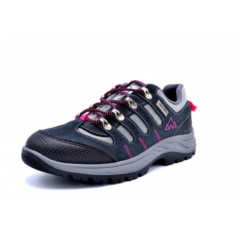 Notton 7001s gris/rosa | Zapatilla impermeable de trekking