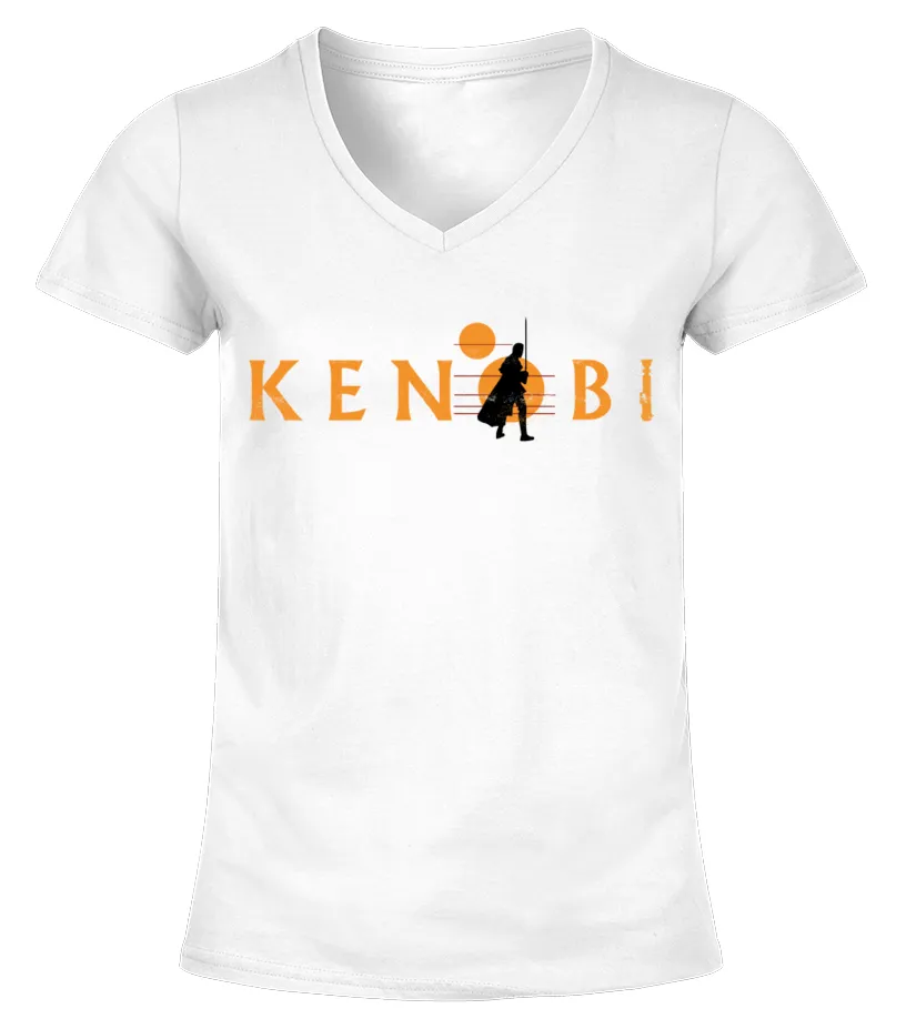 OBIWAN KENOBI JEDI TATOOINE CAMISETA CUELLO PICO MUJER
